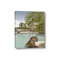 Picture of Gepard in water _GroupedProduct_Rectangle_Portrait_Canvas_