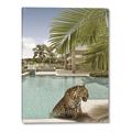 Picture of Gepard in water _GroupedProduct_Rectangle_Portrait_Canvas_