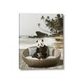 Picture of Panda Sitting on Sofa _GroupedProduct_Rectangle_Portrait_Canvas_