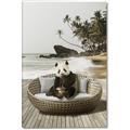 Picture of Panda Sitting on Sofa _GroupedProduct_Rectangle_Portrait_Canvas_