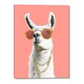 Picture of Llamarama  with glass _GroupedProduct_Rectangle_Portrait_Canvas_
