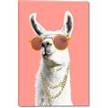 Picture of Llamarama  with glass _GroupedProduct_Rectangle_Portrait_Canvas_