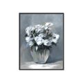 Picture of Vase with beautiful flower _GroupedProduct_Rectangle_Portrait_Canvas_Framed_