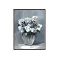 Picture of Vase with beautiful flower _GroupedProduct_Rectangle_Portrait_Canvas_Framed_