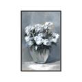 Picture of Vase with beautiful flower _GroupedProduct_Rectangle_Portrait_Canvas_Framed_