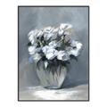 Picture of Vase with beautiful flower _GroupedProduct_Rectangle_Portrait_Canvas_Framed_