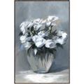 Picture of Vase with beautiful flower _GroupedProduct_Rectangle_Portrait_Canvas_Framed_