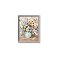 Picture of Soft Floral Burst _GroupedProduct_Rectangle_Portrait_Canvas_Framed_