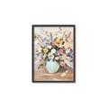 Picture of Soft Floral Burst _GroupedProduct_Rectangle_Portrait_Canvas_Framed_
