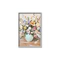 Picture of Soft Floral Burst _GroupedProduct_Rectangle_Portrait_Canvas_Framed_