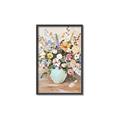 Picture of Soft Floral Burst _GroupedProduct_Rectangle_Portrait_Canvas_Framed_