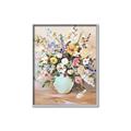 Picture of Soft Floral Burst _GroupedProduct_Rectangle_Portrait_Canvas_Framed_