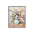 Picture of Soft Floral Burst _GroupedProduct_Rectangle_Portrait_Canvas_Framed_