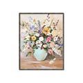 Picture of Soft Floral Burst _GroupedProduct_Rectangle_Portrait_Canvas_Framed_