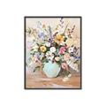 Picture of Soft Floral Burst _GroupedProduct_Rectangle_Portrait_Canvas_Framed_