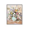 Picture of Soft Floral Burst _GroupedProduct_Rectangle_Portrait_Canvas_Framed_