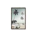 Picture of Palms & Cool Car _GroupedProduct_Rectangle_Portrait_Photography _GroupedProduct_Rectangle_Portrait_Canvas_Framed_