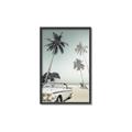 Picture of Palms & Cool Car _GroupedProduct_Rectangle_Portrait_Photography _GroupedProduct_Rectangle_Portrait_Canvas_Framed_