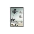 Picture of Palms & Cool Car _GroupedProduct_Rectangle_Portrait_Photography _GroupedProduct_Rectangle_Portrait_Canvas_Framed_