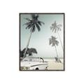 Picture of Palms & Cool Car _GroupedProduct_Rectangle_Portrait_Photography _GroupedProduct_Rectangle_Portrait_Canvas_Framed_
