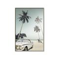 Picture of Palms & Cool Car _GroupedProduct_Rectangle_Portrait_Photography _GroupedProduct_Rectangle_Portrait_Canvas_Framed_