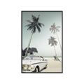 Picture of Palms & Cool Car _GroupedProduct_Rectangle_Portrait_Photography _GroupedProduct_Rectangle_Portrait_Canvas_Framed_