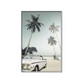Picture of Palms & Cool Car _GroupedProduct_Rectangle_Portrait_Photography _GroupedProduct_Rectangle_Portrait_Canvas_Framed_
