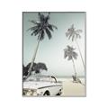 Picture of Palms & Cool Car _GroupedProduct_Rectangle_Portrait_Photography _GroupedProduct_Rectangle_Portrait_Canvas_Framed_
