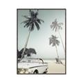 Picture of Palms & Cool Car _GroupedProduct_Rectangle_Portrait_Photography _GroupedProduct_Rectangle_Portrait_Canvas_Framed_