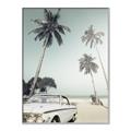 Picture of Palms & Cool Car _GroupedProduct_Rectangle_Portrait_Photography _GroupedProduct_Rectangle_Portrait_Canvas_Framed_