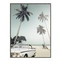 Picture of Palms & Cool Car _GroupedProduct_Rectangle_Portrait_Photography _GroupedProduct_Rectangle_Portrait_Canvas_Framed_
