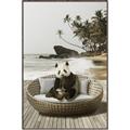 Picture of Panda Sitting on Sofa _GroupedProduct_Rectangle_Portrait_Canvas_Framed_