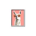 Picture of Llamarama  with glass _GroupedProduct_Rectangle_Portrait_Canvas_Framed_