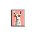 Picture of Llamarama  with glass _GroupedProduct_Rectangle_Portrait_Canvas_Framed_