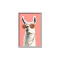 Picture of Llamarama  with glass _GroupedProduct_Rectangle_Portrait_Canvas_Framed_