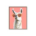 Picture of Llamarama  with glass _GroupedProduct_Rectangle_Portrait_Canvas_Framed_