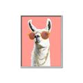 Picture of Llamarama  with glass _GroupedProduct_Rectangle_Portrait_Canvas_Framed_