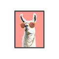 Picture of Llamarama  with glass _GroupedProduct_Rectangle_Portrait_Canvas_Framed_