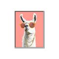 Picture of Llamarama  with glass _GroupedProduct_Rectangle_Portrait_Canvas_Framed_