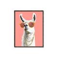 Picture of Llamarama  with glass _GroupedProduct_Rectangle_Portrait_Canvas_Framed_