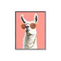 Picture of Llamarama  with glass _GroupedProduct_Rectangle_Portrait_Canvas_Framed_