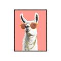 Picture of Llamarama  with glass _GroupedProduct_Rectangle_Portrait_Canvas_Framed_