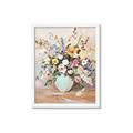 Picture of Soft Floral Burst _GroupedProduct_Rectangle_Portrait_Framed_Matted_