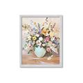 Picture of Soft Floral Burst _GroupedProduct_Rectangle_Portrait_Framed_Matted_
