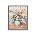 Picture of Soft Floral Burst _GroupedProduct_Rectangle_Portrait_Framed_Matted_
