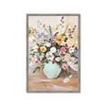 Picture of Soft Floral Burst _GroupedProduct_Rectangle_Portrait_Framed_Matted_