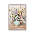 Picture of Soft Floral Burst _GroupedProduct_Rectangle_Portrait_Framed_Matted_