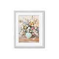 Picture of Soft Floral Burst _GroupedProduct_Rectangle_Portrait_Framed_Matted_