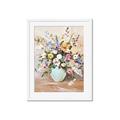 Picture of Soft Floral Burst _GroupedProduct_Rectangle_Portrait_Framed_Matted_