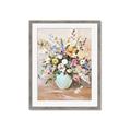 Picture of Soft Floral Burst _GroupedProduct_Rectangle_Portrait_Framed_Matted_